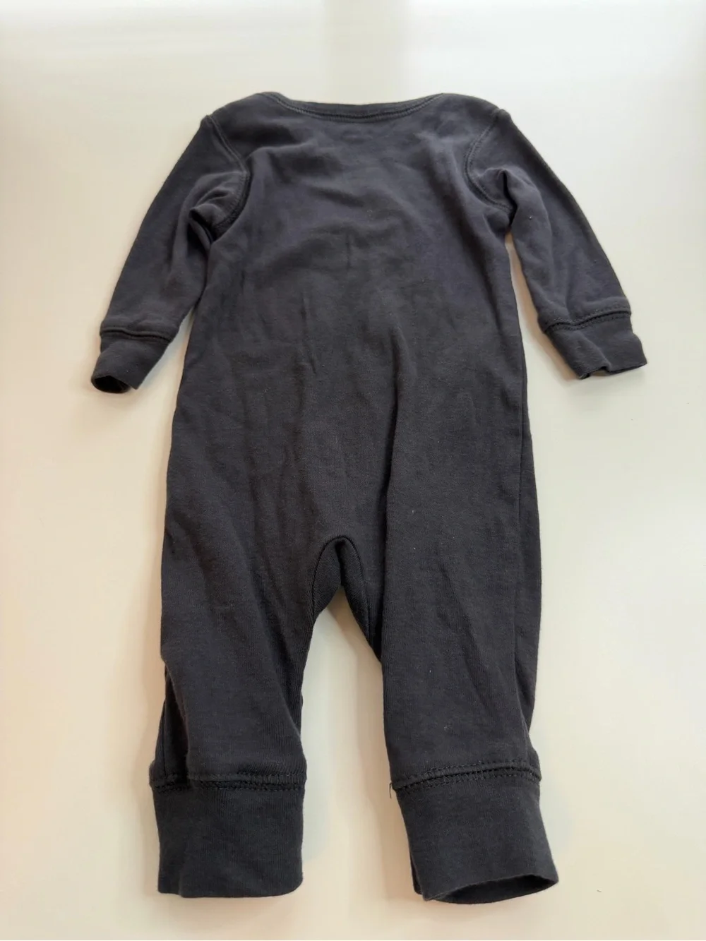 Carter's Black 'Handsome Fella' Long-Sleeve Footie
